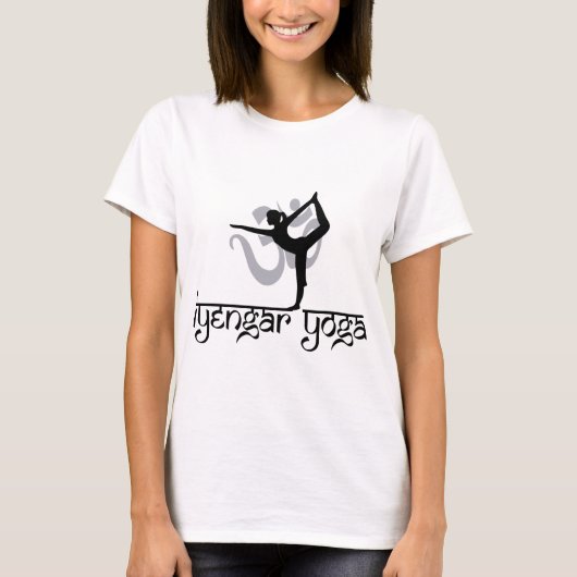 Seigneur du T-shirt de yoga d'Iyengar de pose de (Devant)
