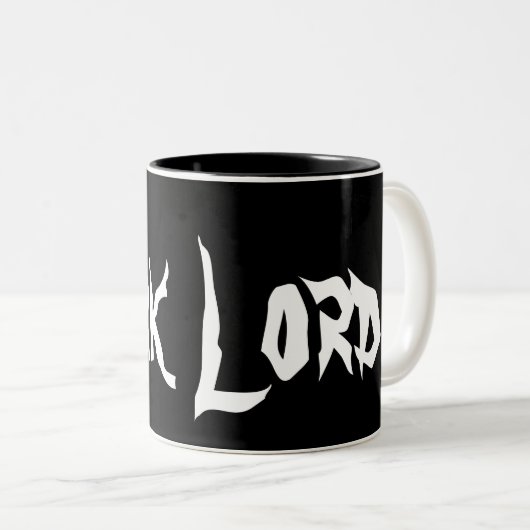 Seigneur foncé Mug (Devant droit)