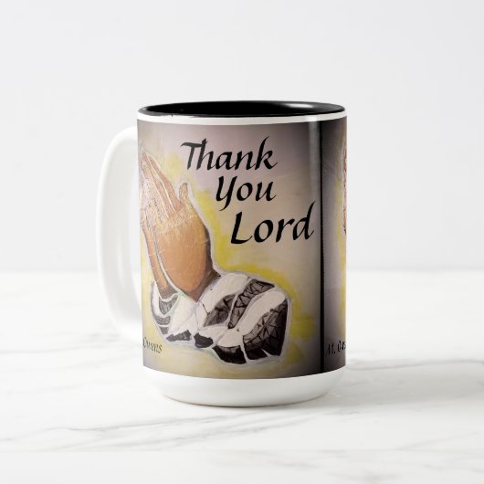 "Seigneur Merci." Mug classique (Devant gauche)
