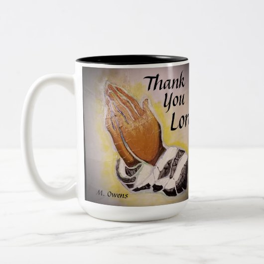 "Seigneur Merci." Mug classique (Gauche)