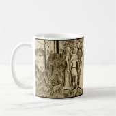 Seigneurs médiévaux et Dames café Mug (Gauche)