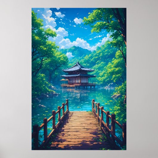 (Seijaku no Kohan) - Lakeside Serenity Poster (Voorkant)