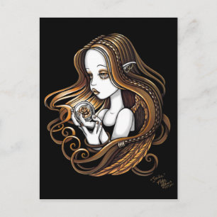 "Seika" Amber Roos Crystal Ball Angel Briefkaart