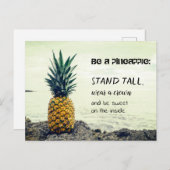 Sein eine Ananas Briefkaart (Voorkant / Achterkant)