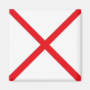 Sein Vlag Letter V (Victor) Magneet