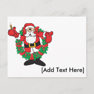 Seinde de Uitnodiging van de Kerstman, [voeg hier
