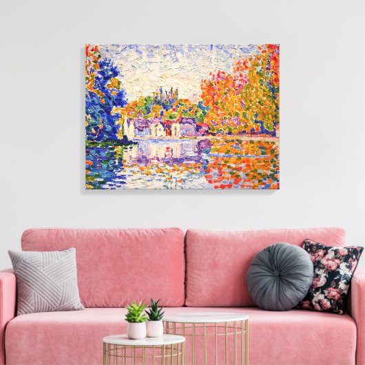 Seine door Paul Signac Canvas Afdruk (Insitu (Woonkamer))
