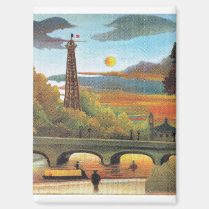 Seine en Eiffeltoren bij zonsondergang, Magneet