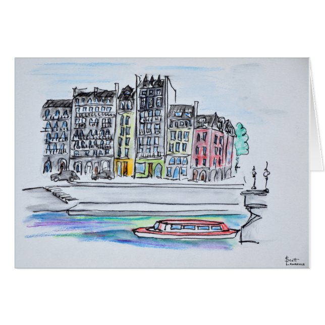 Seine| Île Saint-Louis, Paris (Devant horizontal)