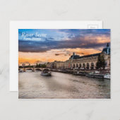 Seine, Paris Carte postale (Devant / Derrière)