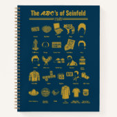 Seinfeld | ABC's van Seinfeld Infographic Notitieboek (Voorkant)