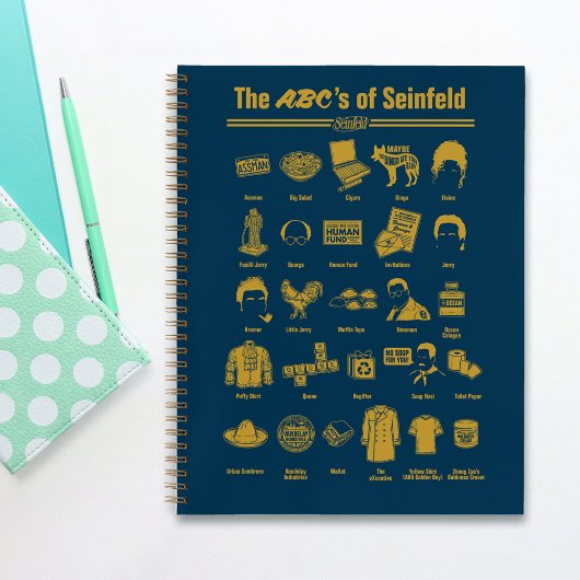 Seinfeld | ABC's van Seinfeld Infographic Notitieboek