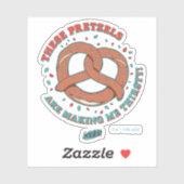Seinfeld | Deze pretzels maken me dorstig Sticker (Vel)
