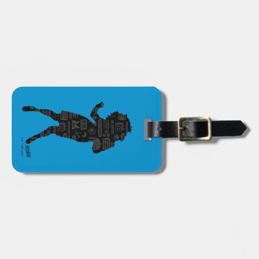 Seinfeld | Elaine Dance Silhouette Bagagelabel (Voorkant horizontaal)