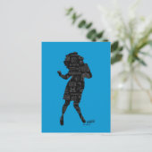 Seinfeld | Elaine Dance Silhouette Briefkaart (Staand voorkant)