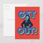 Seinfeld | Elaine - Wegwezen! Briefkaart (Voorkant / Achterkant)