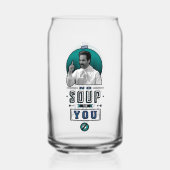 Seinfeld | Geen soep voor u grafisch Blikvorm Glas (Voorkant)