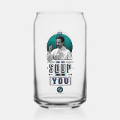 Seinfeld | Geen soep voor u grafisch Blikvorm Glas (Achterkant)