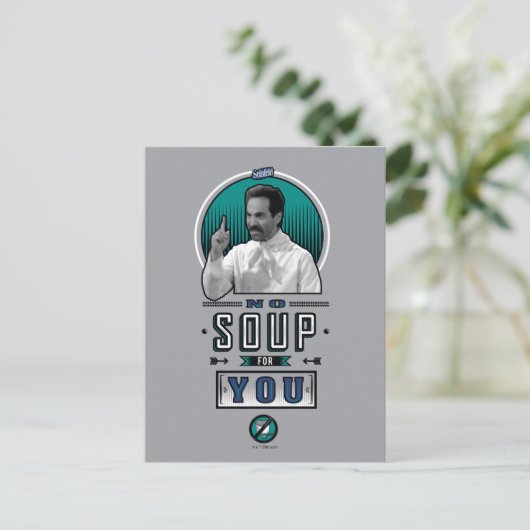 Seinfeld | Geen soep voor u grafisch Briefkaart (Staand voorkant)