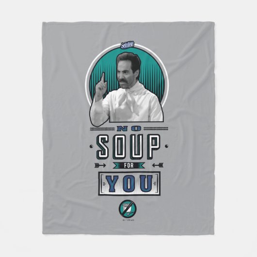 Seinfeld | Geen soep voor u grafisch Fleece Deken (Voorkant)