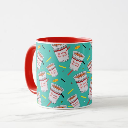 Seinfeld | Geen soep voor uw patroon Mok (Voorkant links)