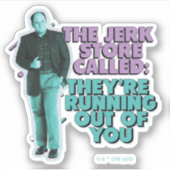 Seinfeld | George Costanza "De Jerk Store genaamd" Sticker (Voorkant)