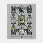 Seinfeld | Grafiek Relatie tekens Fleece Deken (Voorkant)