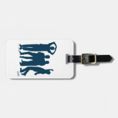 Seinfeld | Grafische groep Silhouette Bagagelabel (Voorkant horizontaal)