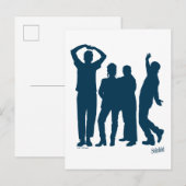 Seinfeld | Grafische groep Silhouette Briefkaart (Voorkant / Achterkant)