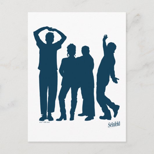 Seinfeld | Grafische groep Silhouette Briefkaart (Voorkant)
