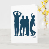 Seinfeld | Grafische groep Silhouette Kaart (Gele Bloem)