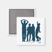 Seinfeld | Grafische groep Silhouette Magneet (Voorkant / Achterkant)