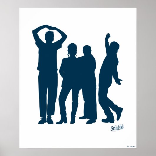 Seinfeld | Grafische groep Silhouette Poster (Voorkant)