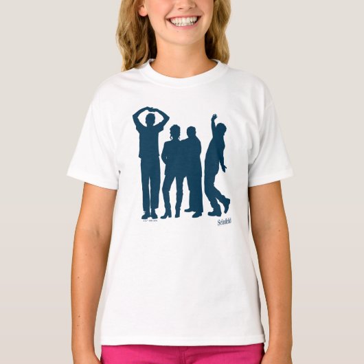 Seinfeld | Grafische groep Silhouette T-shirt (Voorkant)