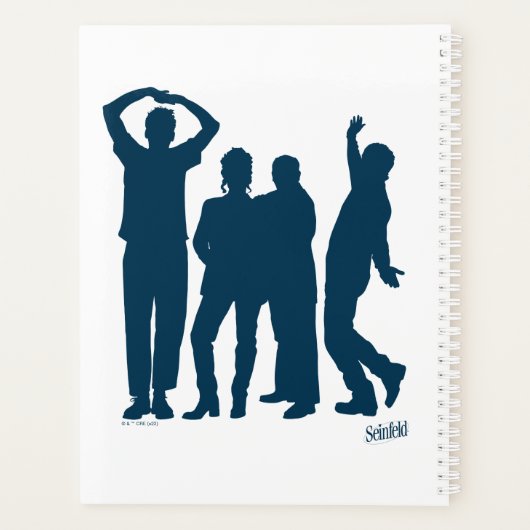 Seinfeld | Graphique de silhouette de groupe (Dos)