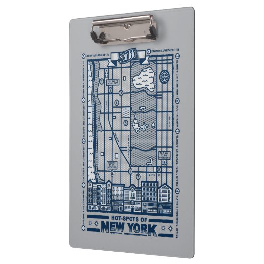 Seinfeld | Hot Spots of New York Map Klembord (Links)