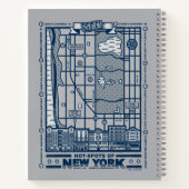 Seinfeld | Hot Spots of New York Map Notitieboek (Achterkant)