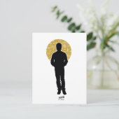 Seinfeld | Jerry Seinfeld Silhouette Briefkaart (Staand voorkant)