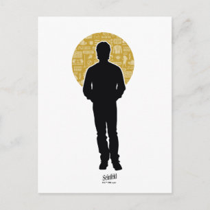 Seinfeld   Jerry Seinfeld Silhouette Briefkaart
