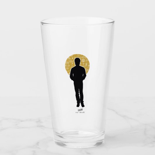 Seinfeld | Jerry Seinfeld Silhouette Glas (Voorkant)