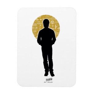 Seinfeld   Jerry Seinfeld Silhouette Magneet