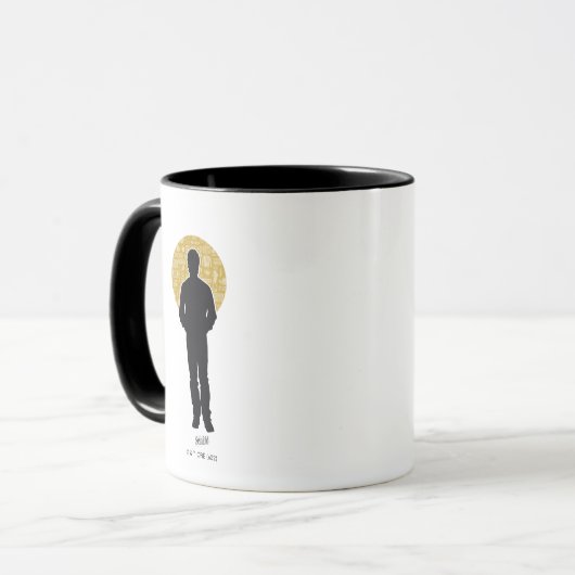 Seinfeld | Jerry Seinfeld Silhouette Mok (Voorkant links)