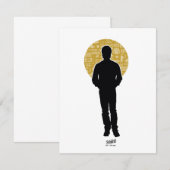 Seinfeld | Jerry Seinfeld Silhouette Notitiekaartje (Voorkant / Achterkant)