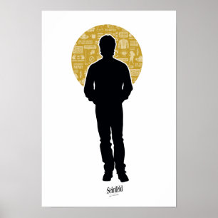 Seinfeld Jerry Seinfeld Silhouette Poster