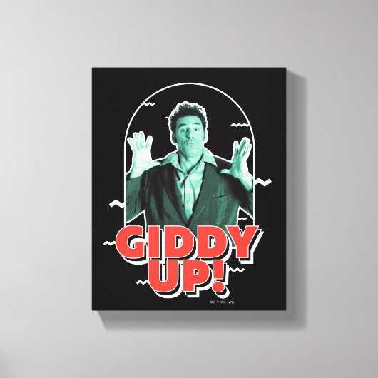 Seinfeld | Kramer - Giddy Up! Canvas Afdruk (Voorkant)