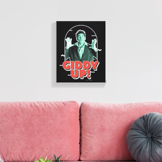 Seinfeld | Kramer - Giddy Up! Canvas Afdruk (Insitu (Woonkamer))