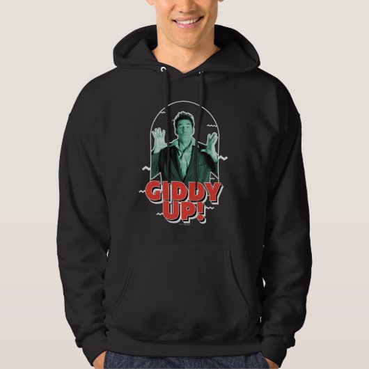Seinfeld | Kramer - Giddy Up! Hoodie (Voorkant)