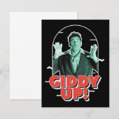 Seinfeld | Kramer - Giddy Up! Notitiekaartje (Voorkant / Achterkant)