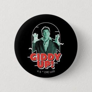 Seinfeld   Kramer - Giddy Up! Ronde Button 5,7 Cm