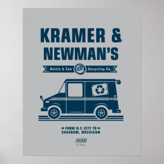 Seinfeld | Kramer & Newmans Recycling Co. Poster